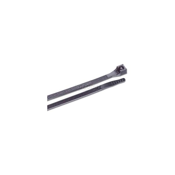 Cable Tie, 18 in L, 4.90 in Max Bundle Dia., Black, Nylon 6/6, 175 lb Strength